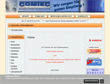 Tablet Screenshot of comtec-bautzen.de